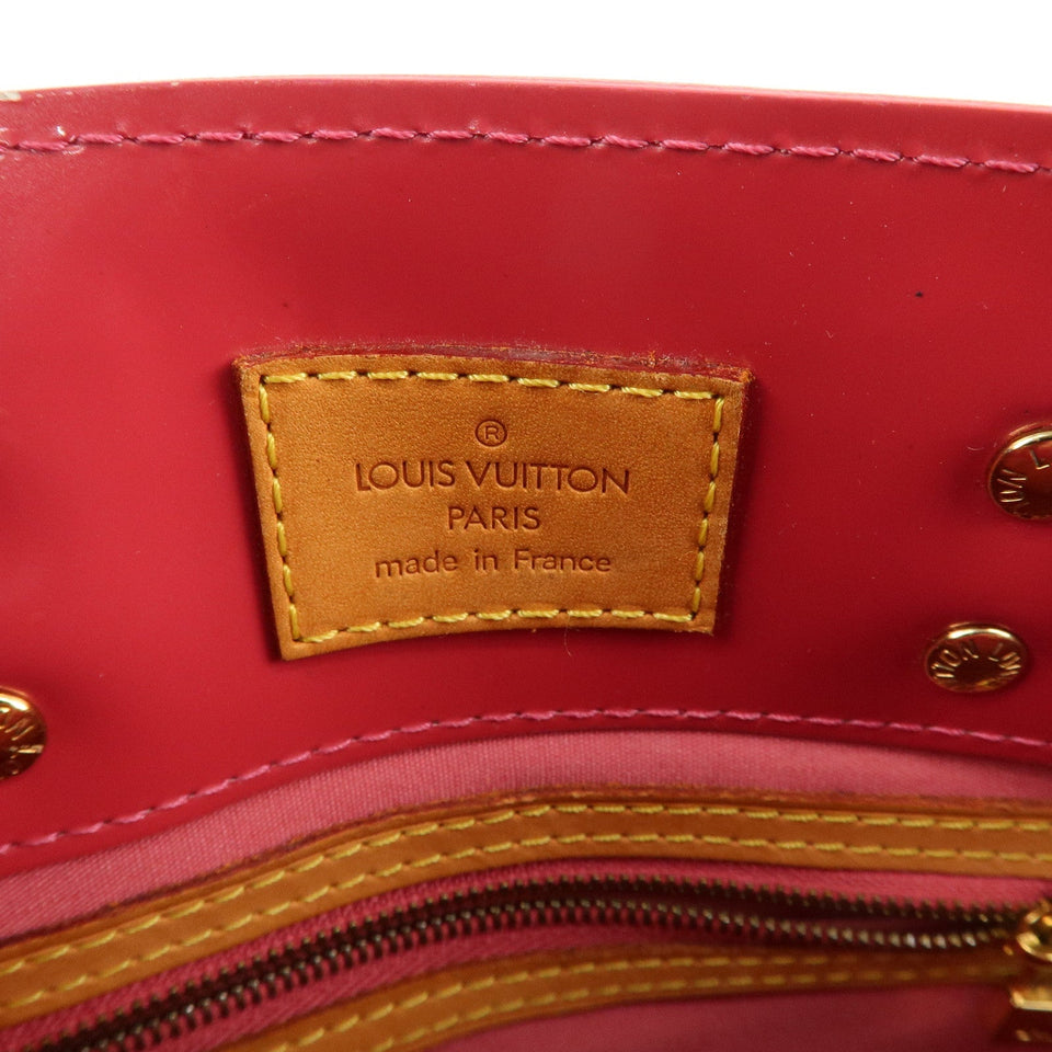 Louis Vuitton Monogram Vernis Lead PM Hand Bag Framboise M9132F