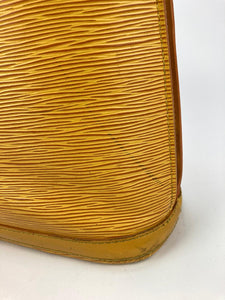 LOUIS VUITTON Yellow Epi Lussac Tote and Pochette