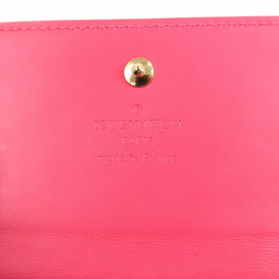 Louis Vuitton Vernis Porte Monnaie Billets Carte Credit M9139F