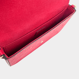 LOUIS VUITTON Monogram Empreinte Pochette Félicie -Red