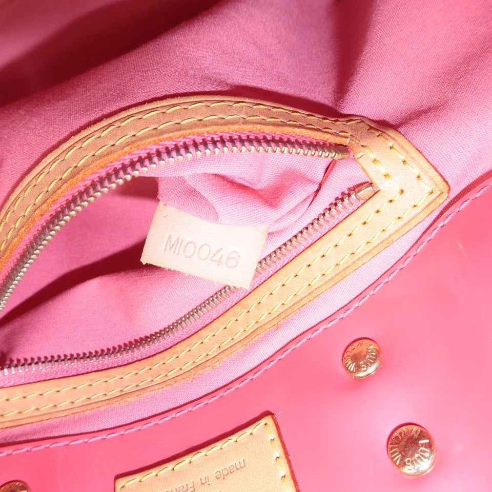 Louis Vuitton Monogram Vernis Lead PM Hand Bag Framboise M9132F
