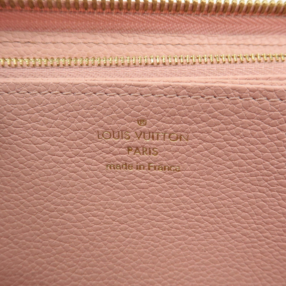 Louis Vuitton Monogram Empreinte Zippy Wallet Rose Poudre M64090