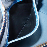 Louis Vuitton Epi Speedy 25 Hand Bag Boston Bag Blue M43015