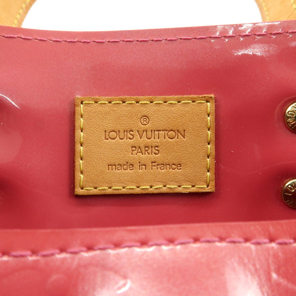 Louis Vuitton Monogram Vernis Lead PM Hand Bag Framboise M9132F
