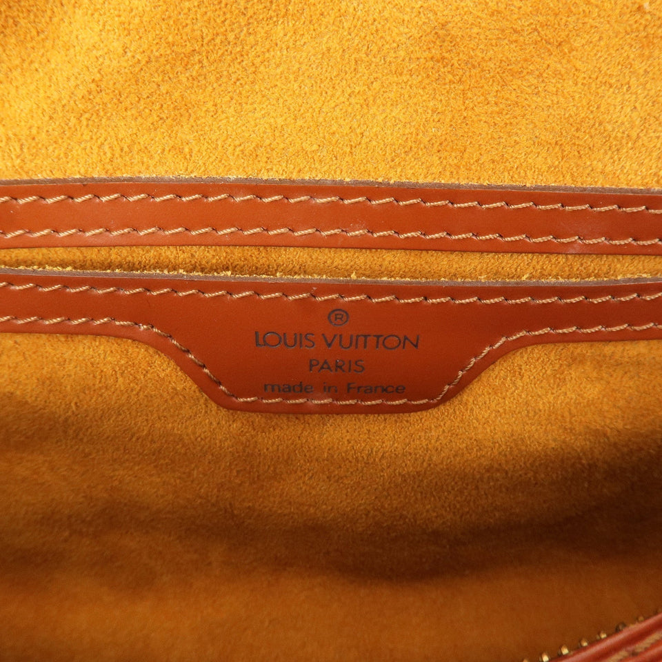Louis Vuitton Epi Soufflot Shoulder Bag Kenya Brown M52223