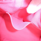 Prada Logo Canapa Mini Canvas 2Way Tote Bag Pink 1BG439