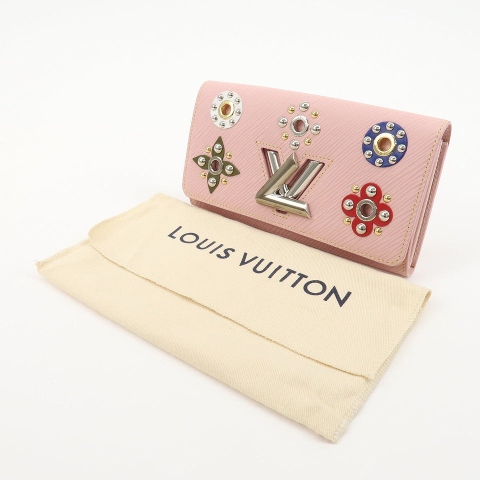 Louis Vuitton Epi Portefeuille Twist Flower Wallet M62482