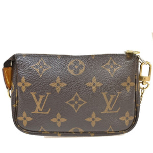 Louis Vuitton Mini Pochette Accessoires  Canvas Clutch Bag