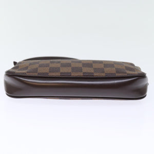 Louis Vuitton Pochette Accessoire  Canvas Clutch Bag