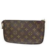 Louis Vuitton Pochette Accessoires  Canvas Clutch Bag