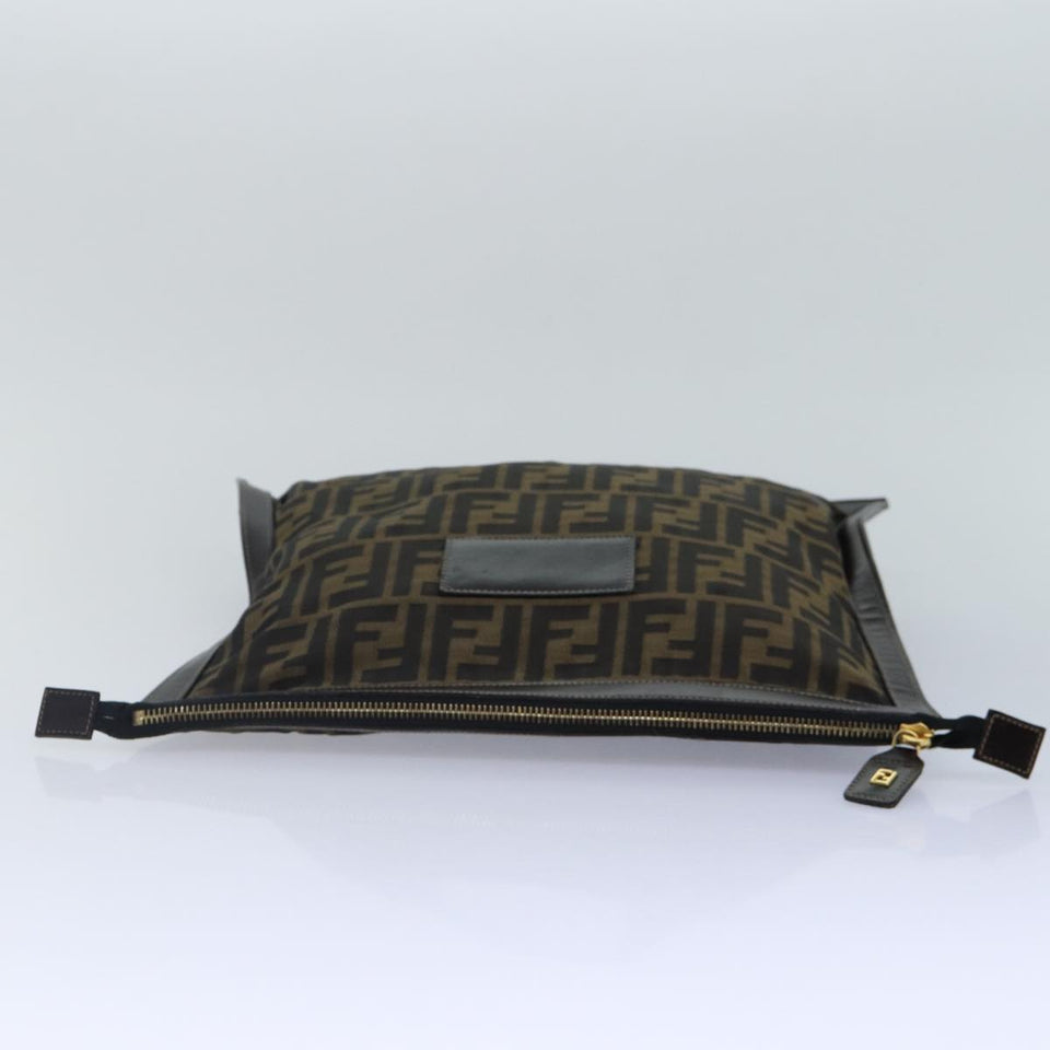 Fendi Zucca  Canvas Clutch Bag