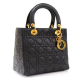 Lady Dior Cannage Quilt Leather Medium Bag