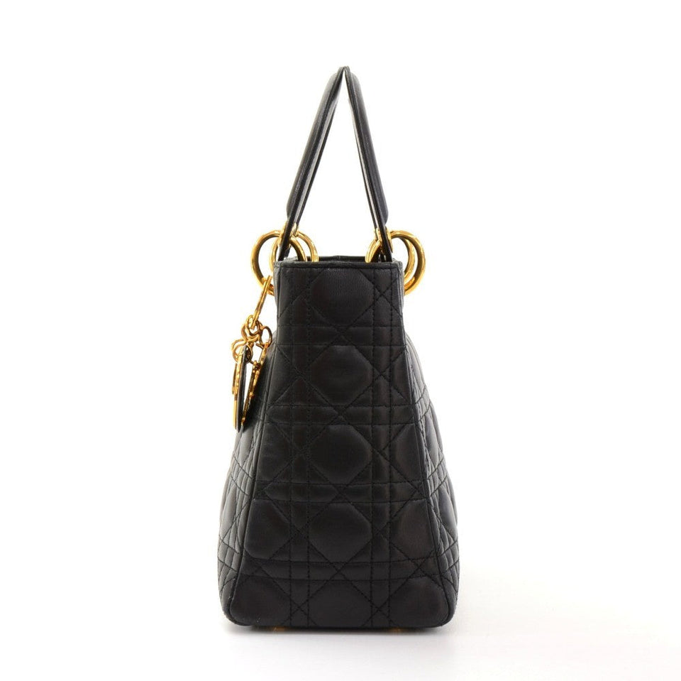 Lady Dior Cannage Quilt Leather Medium Bag