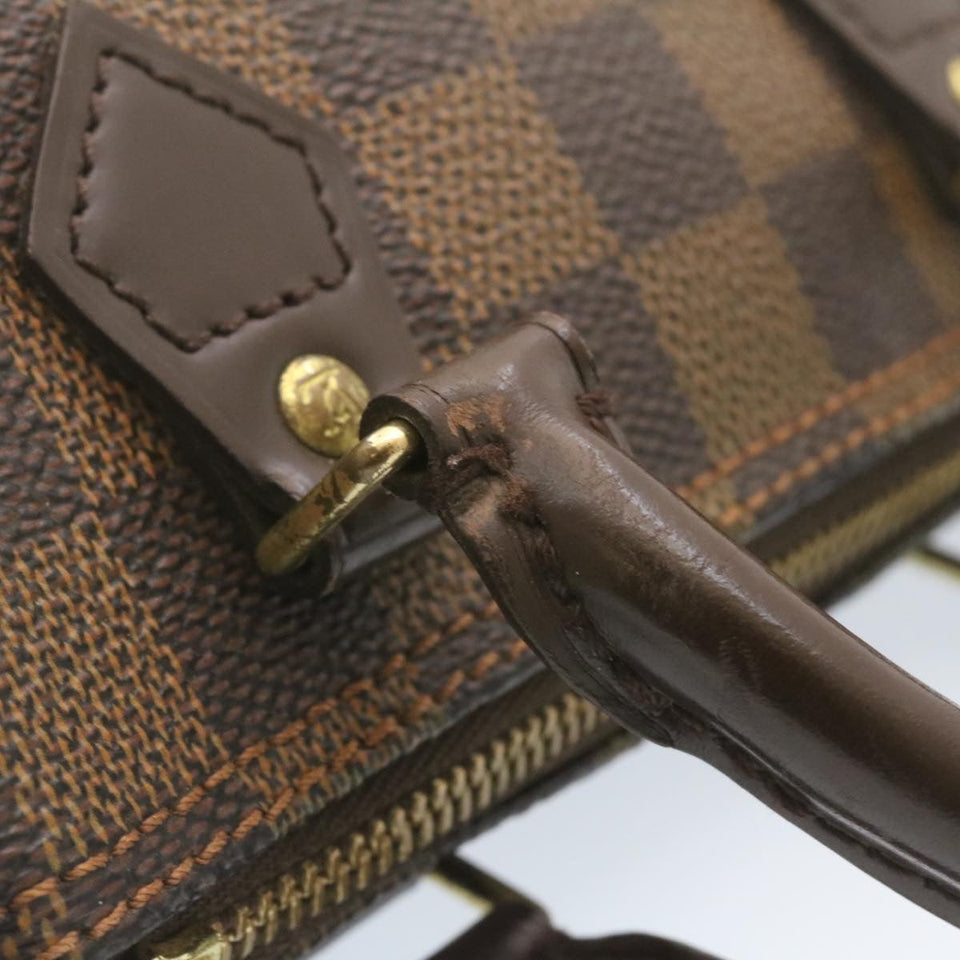 LOUIS VUITTON Damier Ebene Mini Speedy Hand Bag SP Order LV Auth 23260A