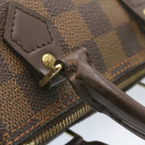 LOUIS VUITTON Damier Ebene Mini Speedy Hand Bag SP Order LV Auth 23260A