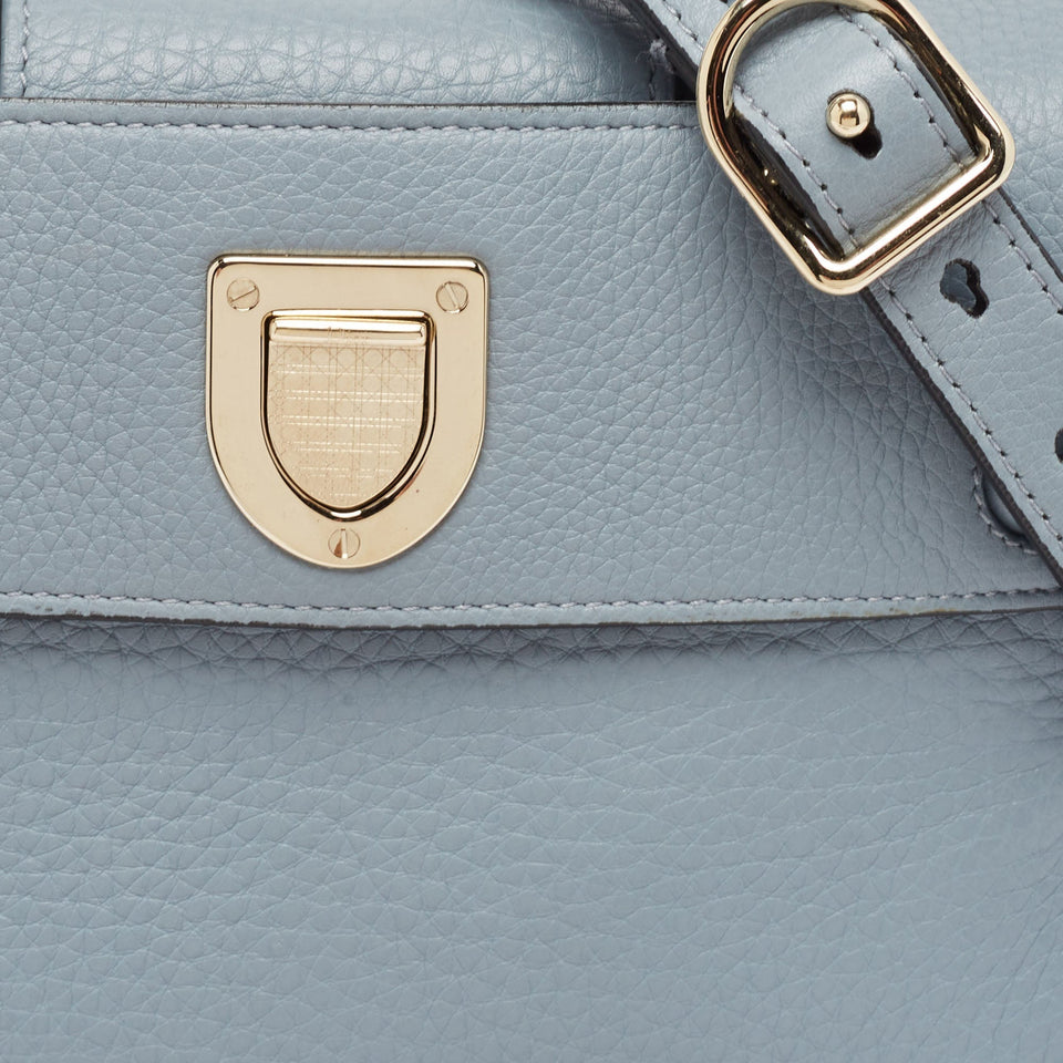 Dior Blue Leather Mini Diorever Tote