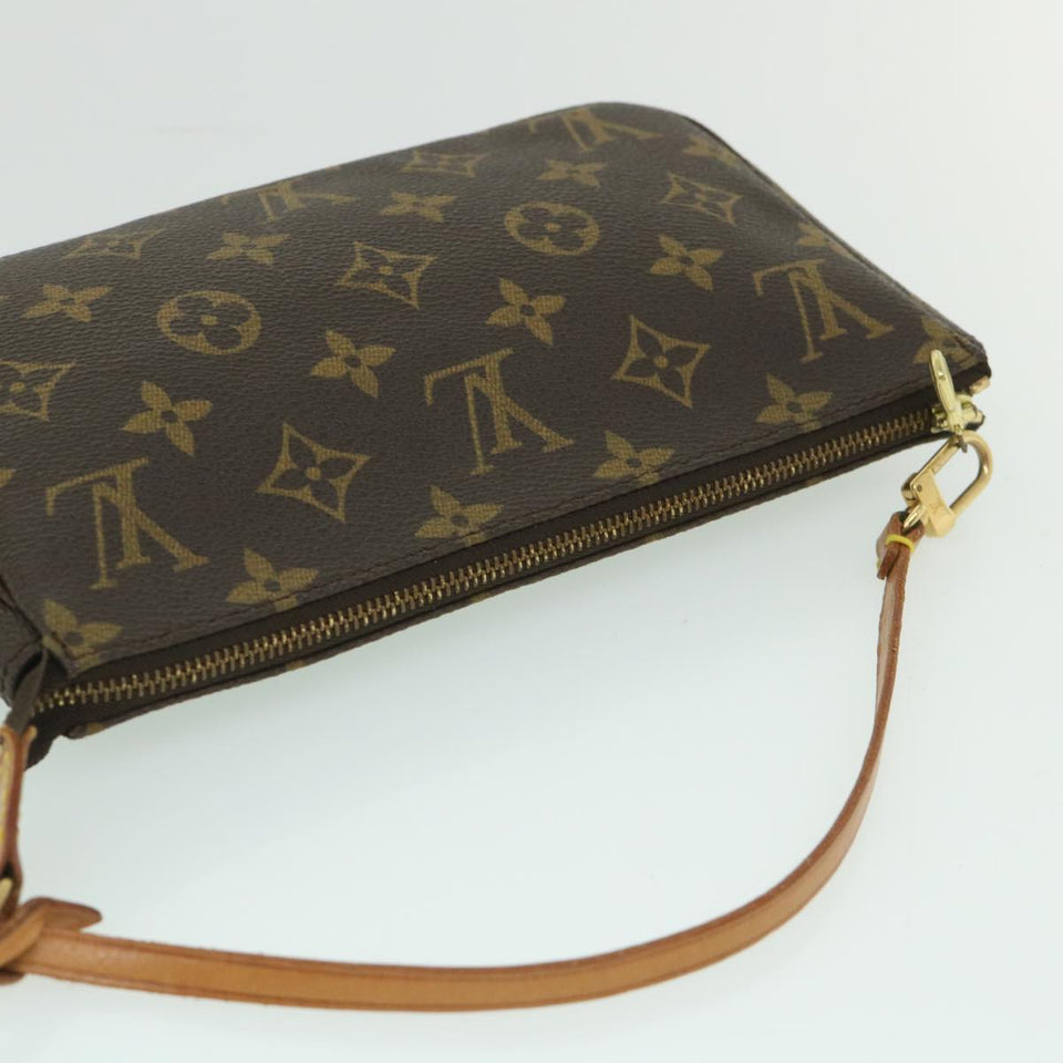 Louis Vuitton Pochette Accessoire  Canvas Clutch Bag