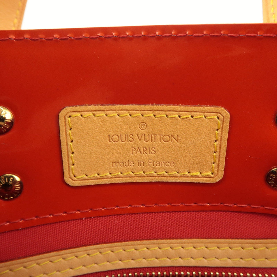 Louis Vuitton Monogram Vernis Lead PM Hand Bag M91088 Rouge
