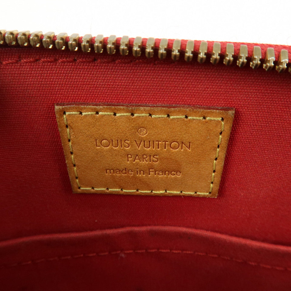 Louis Vuitton Monogram Vernis Alma BB Cerise Shoulder Bag M90174