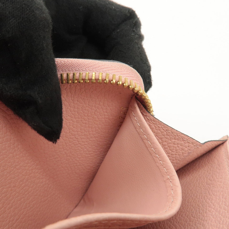 Louis Vuitton Monogram Empreinte Zippy Wallet Rose Poudre M64090