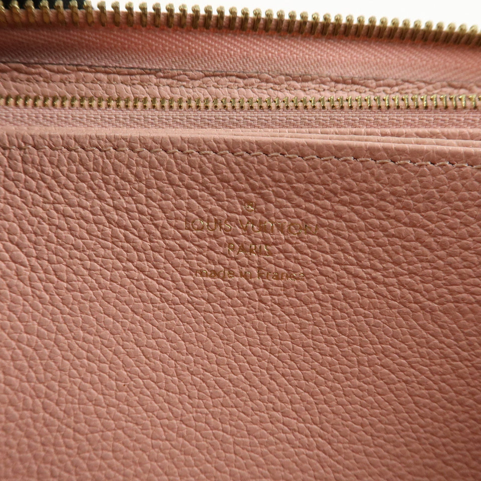 Louis Vuitton Monogram Empreinte Zippy Wallet Rose Poudre M64090