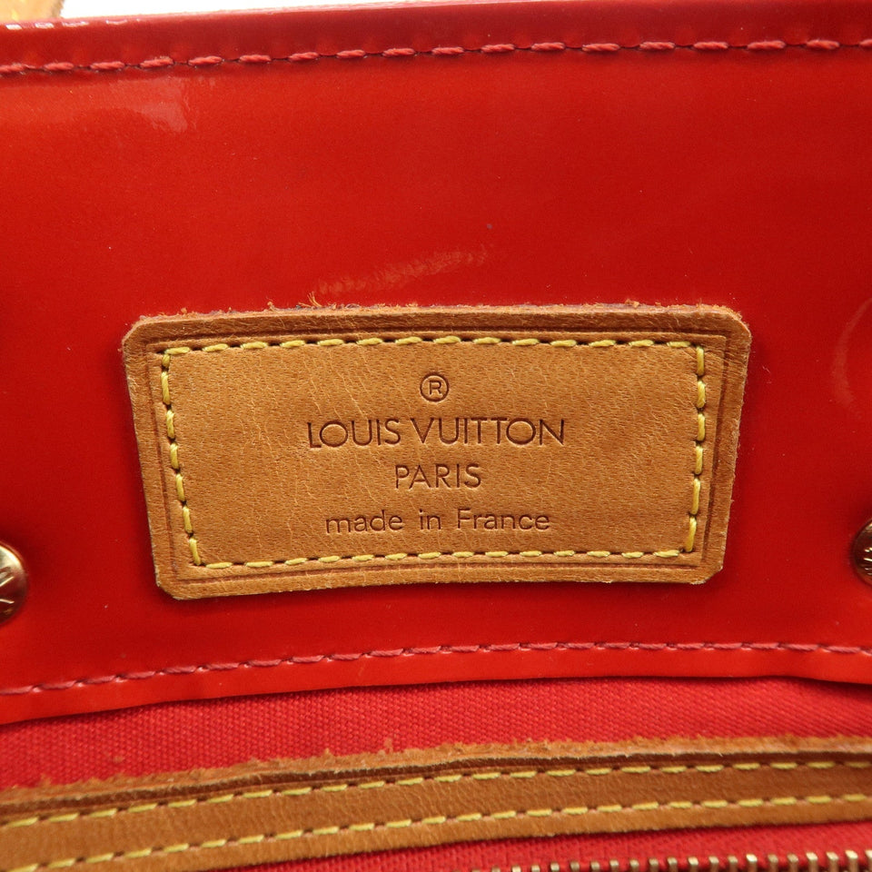 Louis Vuitton Monogram Vernis Lead PM Hand Bag M91088 Rouge