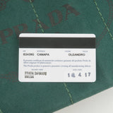 Prada Canapa Mini Canvas 2Way Bag Shoulder Bag Green B2439G