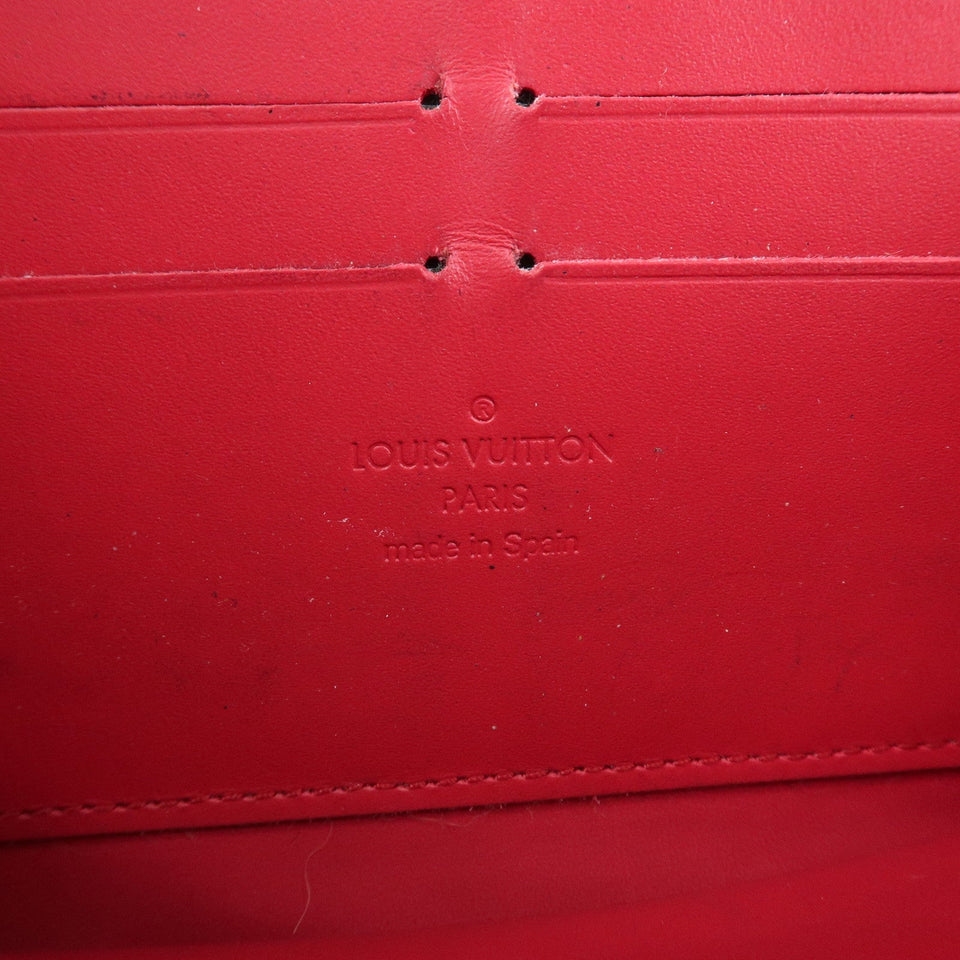 Louis Vuitton Sweet Monogram Vernis Zippy Wallet RoseIndien M90123