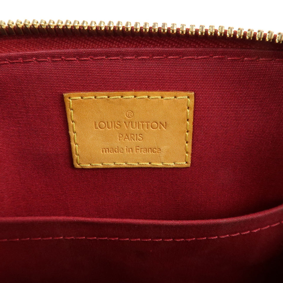 Louis Vuitton Monogram Vernis Alma BB Cerise Hand Bag M90174