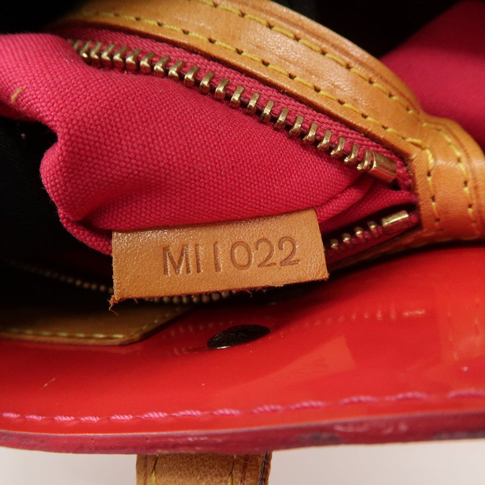 Louis Vuitton Monogram Vernis Lead PM Hand Bag Pink M991221