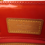 Louis Vuitton Monogram Vernis Lead PM Hand Bag Rouge M91088