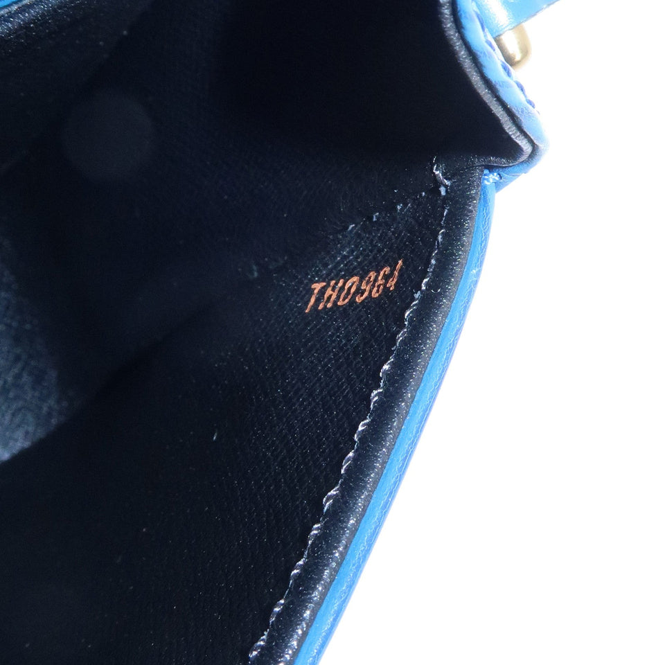 Louis Vuitton Epi Mini Saint Cloud Shoulder Bag Blue M52215