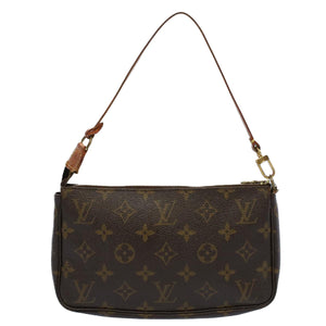Louis Vuitton Pochette Accessoire  Canvas Clutch Bag