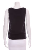 Chanel Black Multi Panel Detail Tank SZ 34