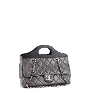 CC Delivery Tote Quilted Glazed Calfskin Small