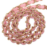 CHANEL Around 2004 Made Caviar Skin Classic Flap Chain Mini Bag Pink
