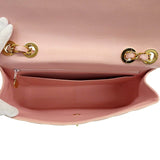 CHANEL Around 2001 Made Classic Flap Chain Bag Jumbo Baby Pink