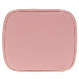 CHANEL Around 2004 Made Caviar Skin Cc Mark Stitch Vanity Soft Pink