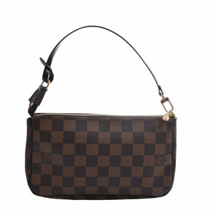 Louis Vuitton Pochette Accessoire  Canvas Clutch Bag