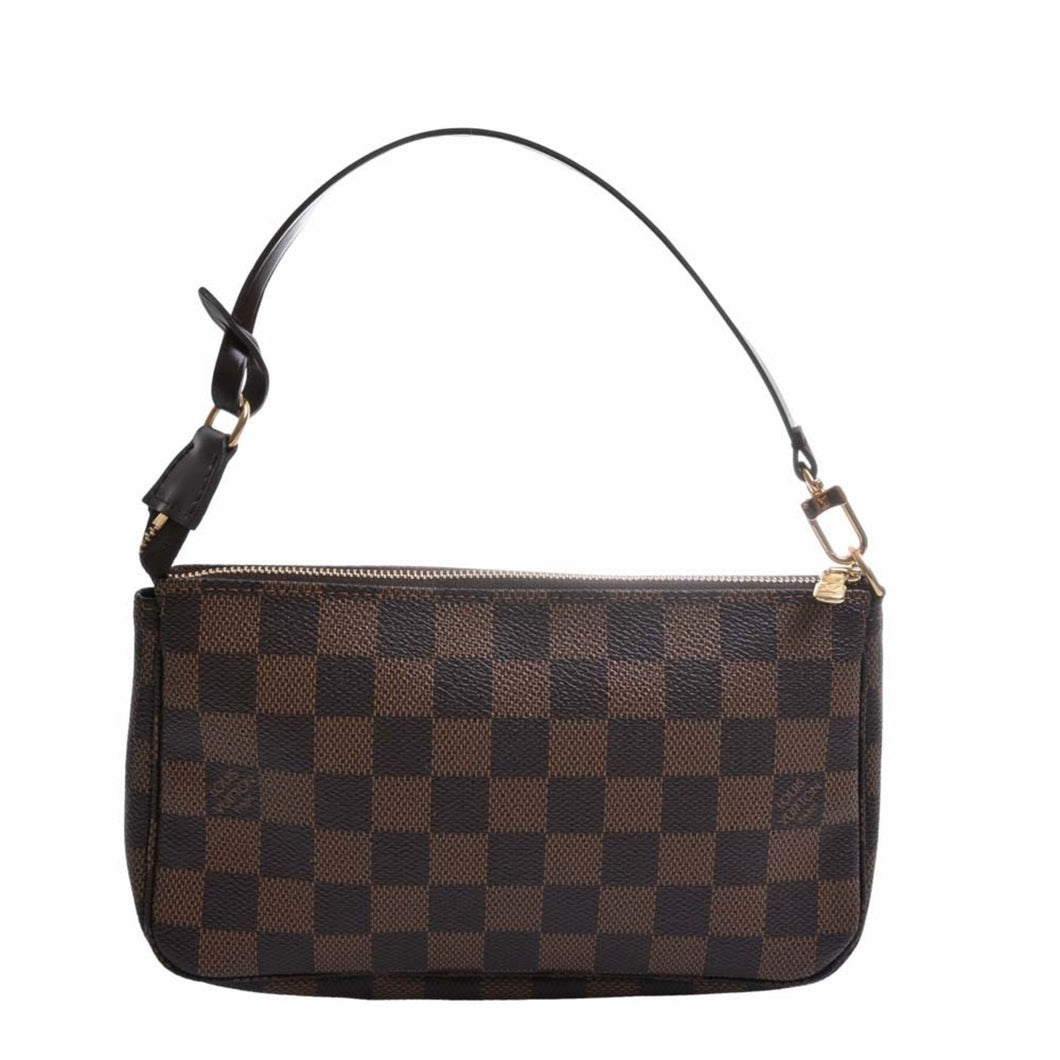 Louis Vuitton Pochette Accessoire  Canvas Clutch Bag