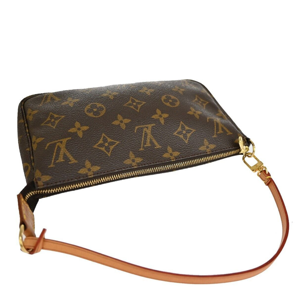 Louis Vuitton Pochette Accessoires  Canvas Clutch Bag