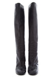 Chanel Black Leather High Boots SZ 36