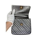 Chanel bag Vintage Chevron Quilted Square Flap Bag