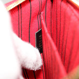 Louis Vuitton Neverfull Pouch  Canvas Clutch Bag