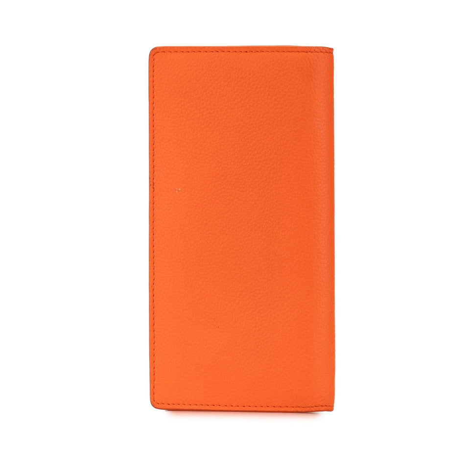 Orange Louis Vuitton Aerogram Brazza Wallet