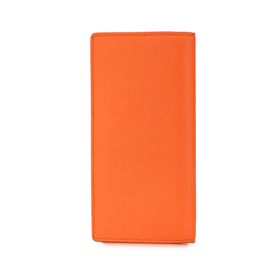 Orange Louis Vuitton Aerogram Brazza Wallet