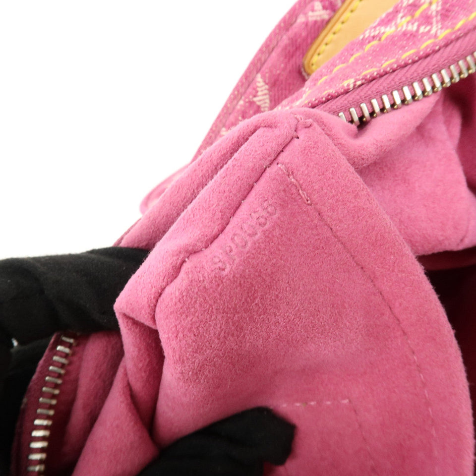 Louis Vuitton Monogram Denim Neo Speedy Boston Bag Pink M95214