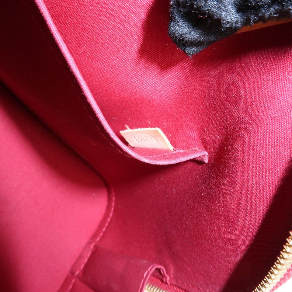Louis Vuitton Monogram Vernis Alma BB Cerise Hand Bag M90174
