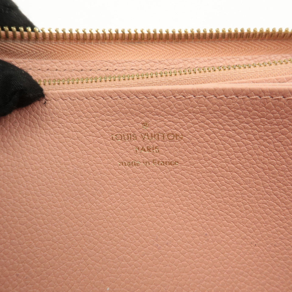 Louis Vuitton Monogram Empreinte Bicolor Zippy Wallet Rose M81645