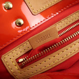 Louis Vuitton Monogram Vernis Lead PM Hand Bag Rouge M91088